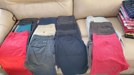 Mens clothes size M and L (pants,shorts,shirts)
