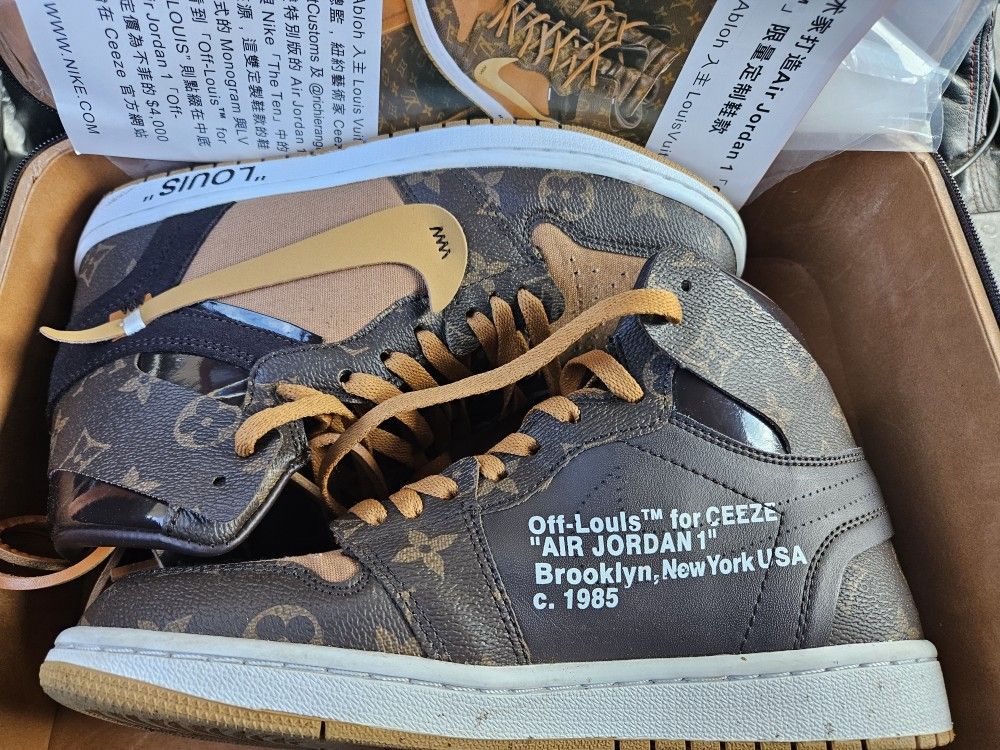 Off-Louis x Nike Air Jordan 1 Size US 7 - 8