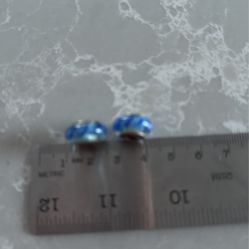 Blue Glass Pandora Charms