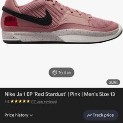 Nike Ja Morant Red Stardust Size 13 Men