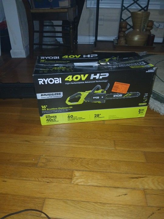 RYOBI40V HP BRUSJLESS CHAINSAW