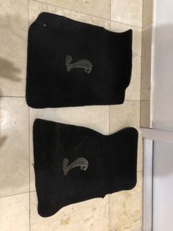 Mustang cobra floor mats