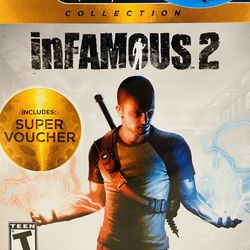 inFamous 2 Collection (Sony PlayStation 3, 2011) PS3 Cardboard Sleeve NEW Sealed