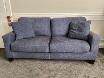 Blue Couch - Living Spaces