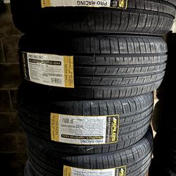 SET OF FOUR NEW TIRES 235/55/19 APLUS INCLUDING MOUNT AND BALANCE, ASK ME FOR SIZES AND BRANDS 