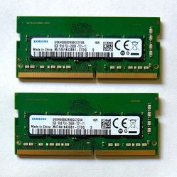 2x8Gb ddr4 ECC laptop RAM