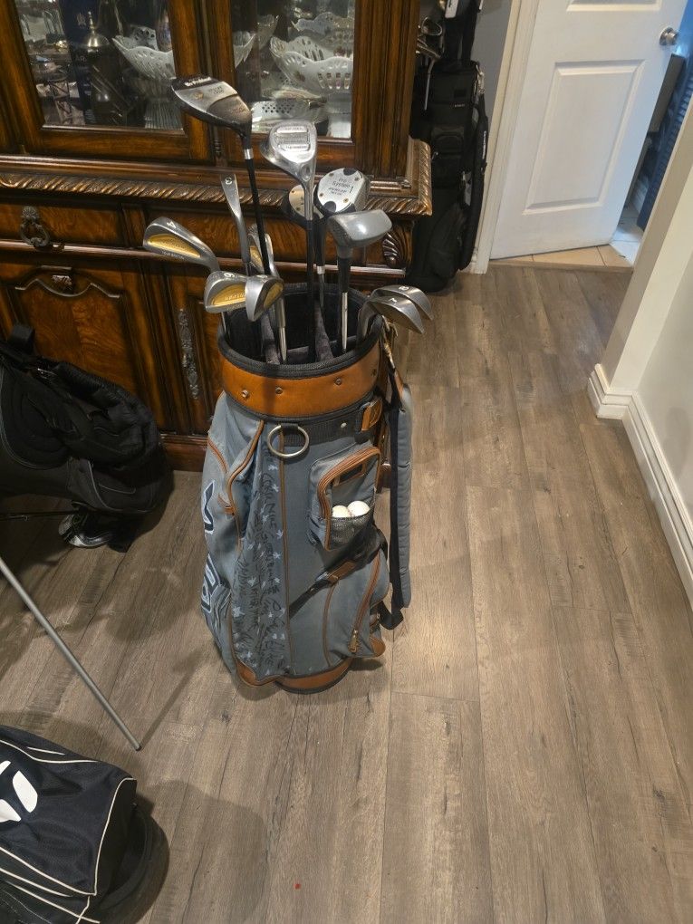 DUNLOP-GOLF CLUBS WITH GOLF BAG (14CLUBS SET)