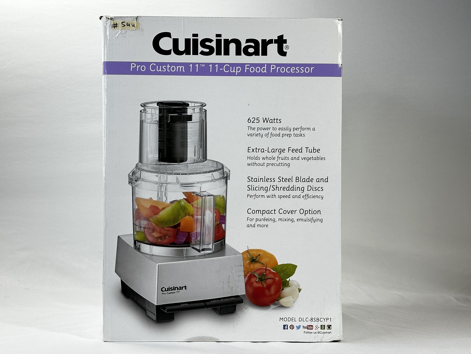 544 Cuisinart Pro Custom 11 Food Processor with Pulse Control Silver