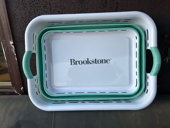 BROOKSTONE XL 24" Collapsible Laundry Basket