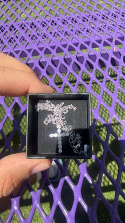 VVS Diamond Moissanite Cross Necklace