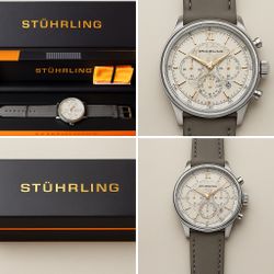 STUHRLING ORIGINAL QUARTZ // 3986L.1, Brand New In Box With Warranty Card & Papers (2 Year Manufacture Warranty)