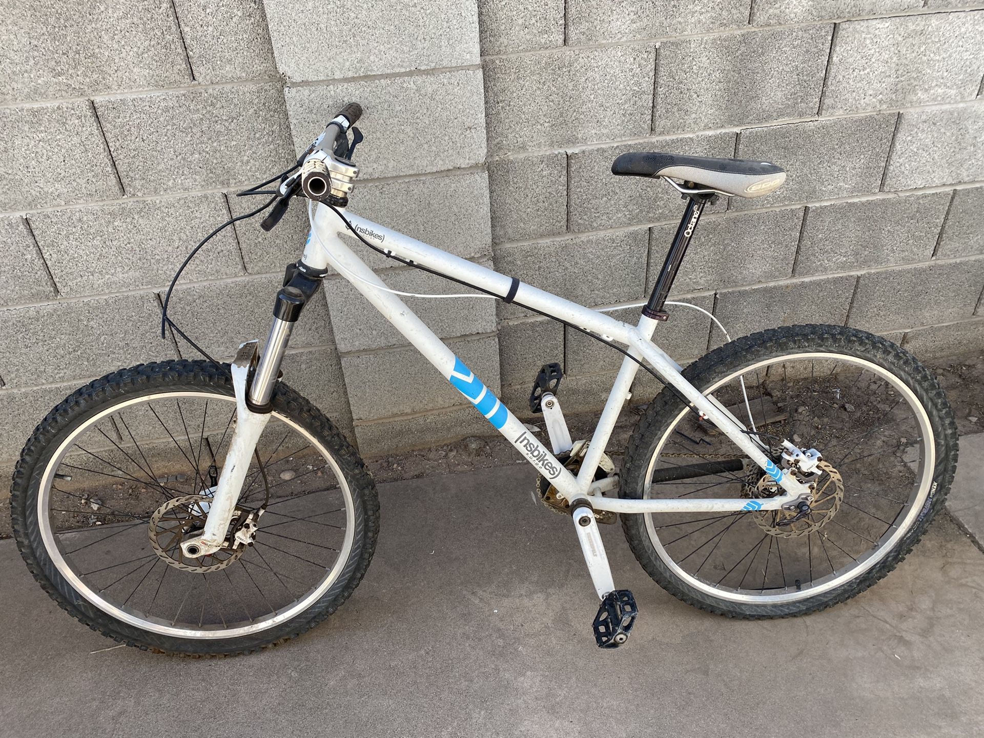 Ns Hardtail Mountain Bike. Great bike. Needs Tires and front brake fixed