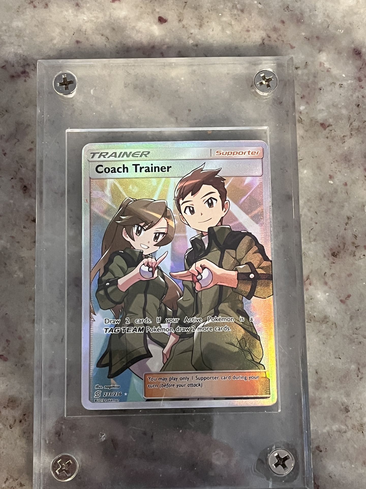 Coach Trainer Full Art (With Protective Case)