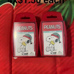 Snoopy Peanuts Card Games 