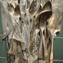 Silverplated Vintage Silverware! 50 Pieces!