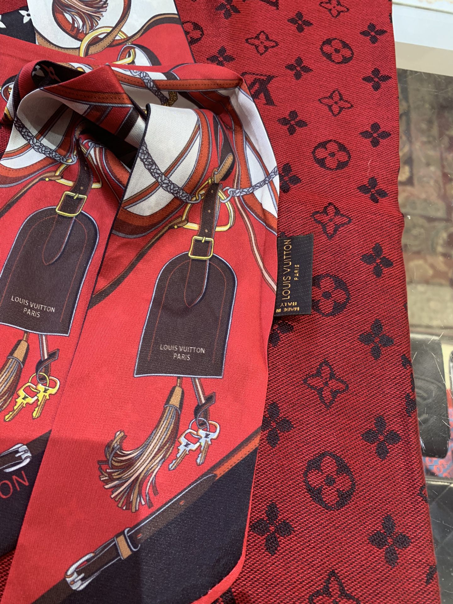 Louis Vuitton Silk Twilly Scarf for Sale in Denver, CO - OfferUp