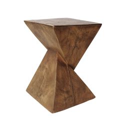 Homy Casa TESS Modern Side Table "12.5" W x 12.5" D x 18" H" Versatile End Table for Living Room, Bedroom, or Office