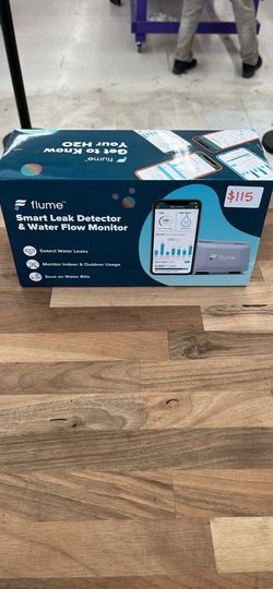Flume smart leak detector and water flow monitor