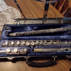 Flute With Stand And Music Book(Teaching Book 