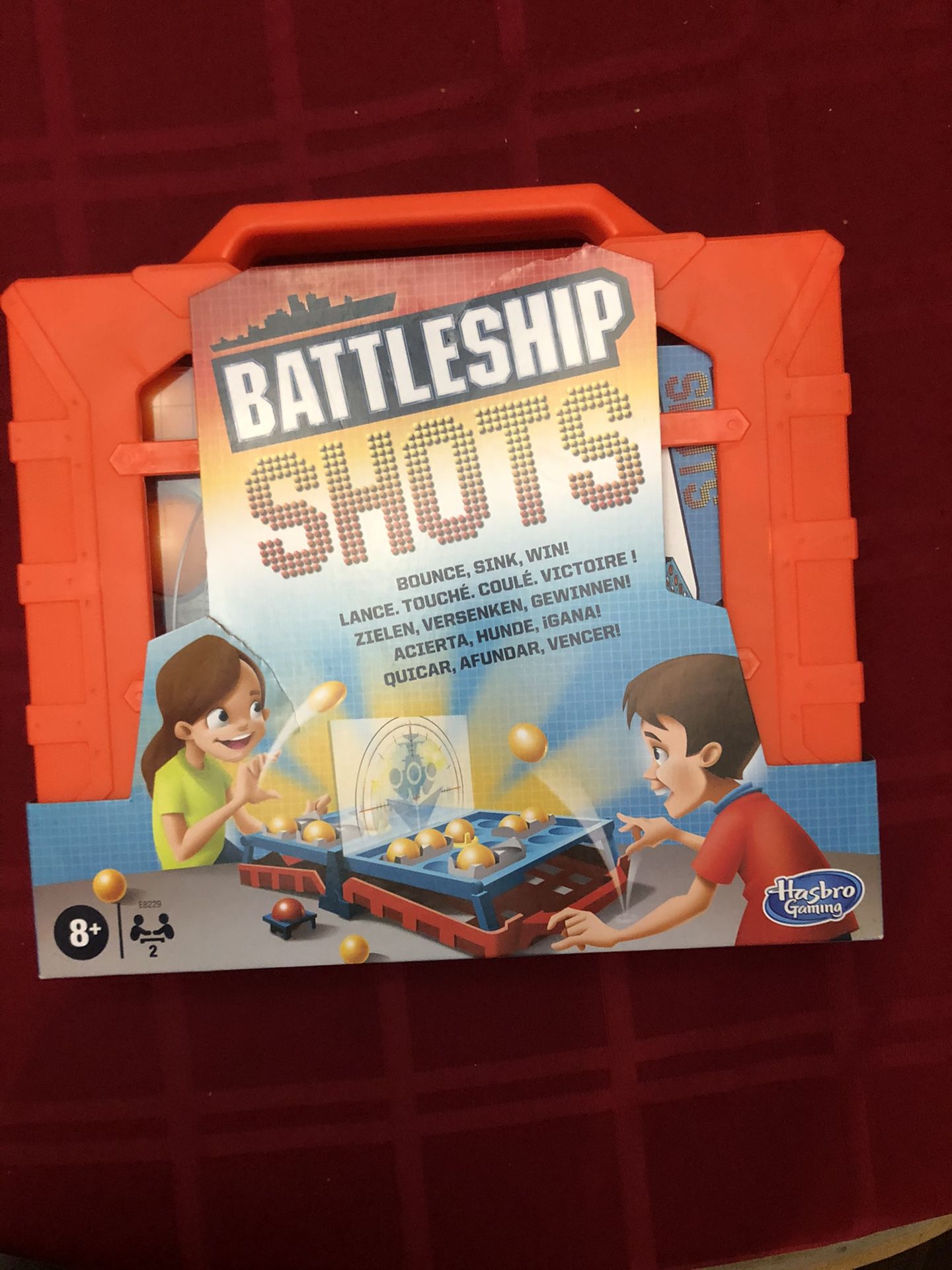 Battleship shots board game