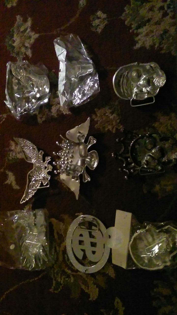 Diamond Skull head belt buckle