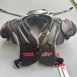 Riddell youth XL JPK football pads brand new, with backplate.
