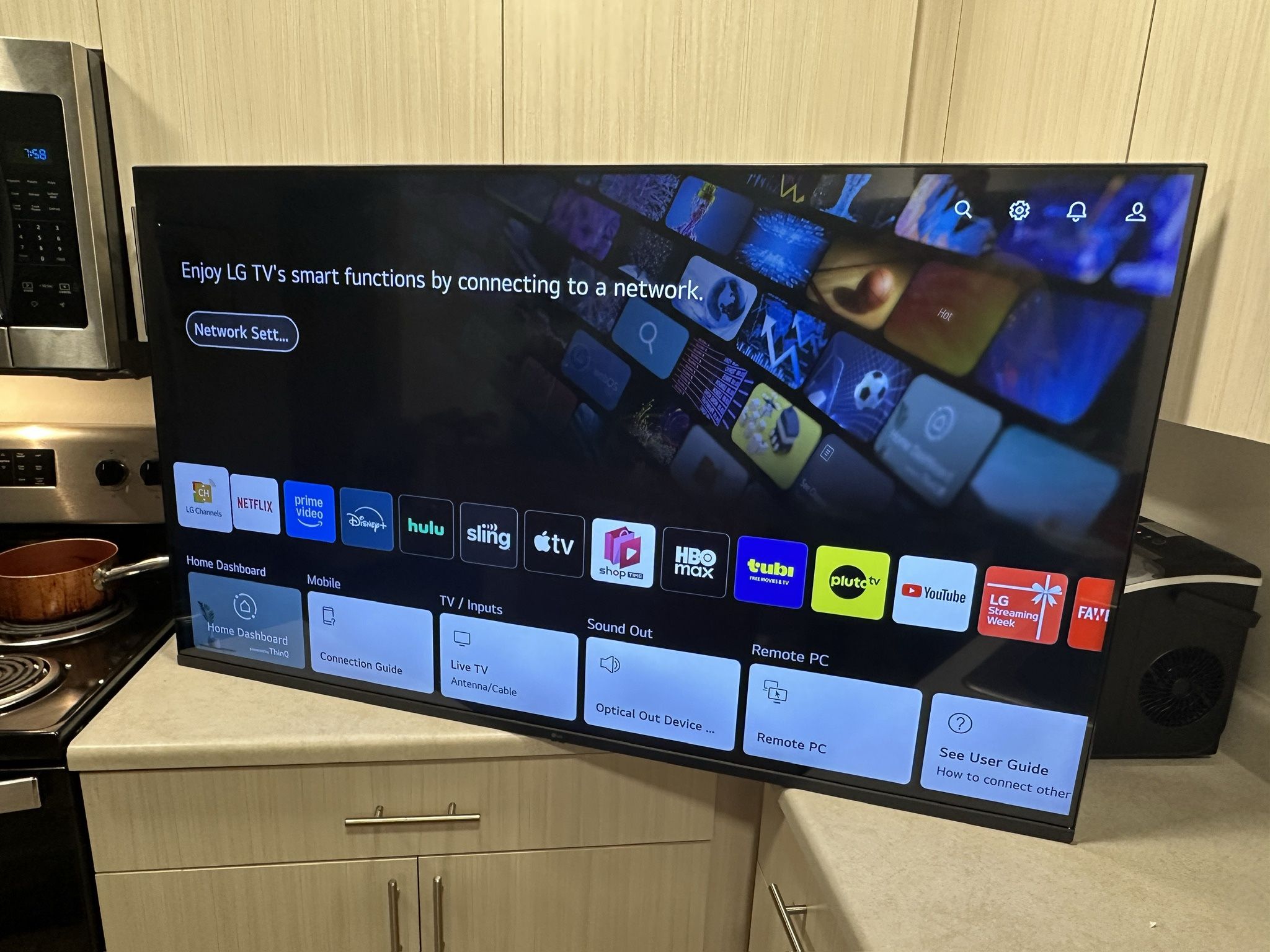 New 55” 4K Smart TV