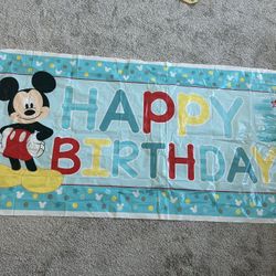 Mickey Mouse Birthday Banner 