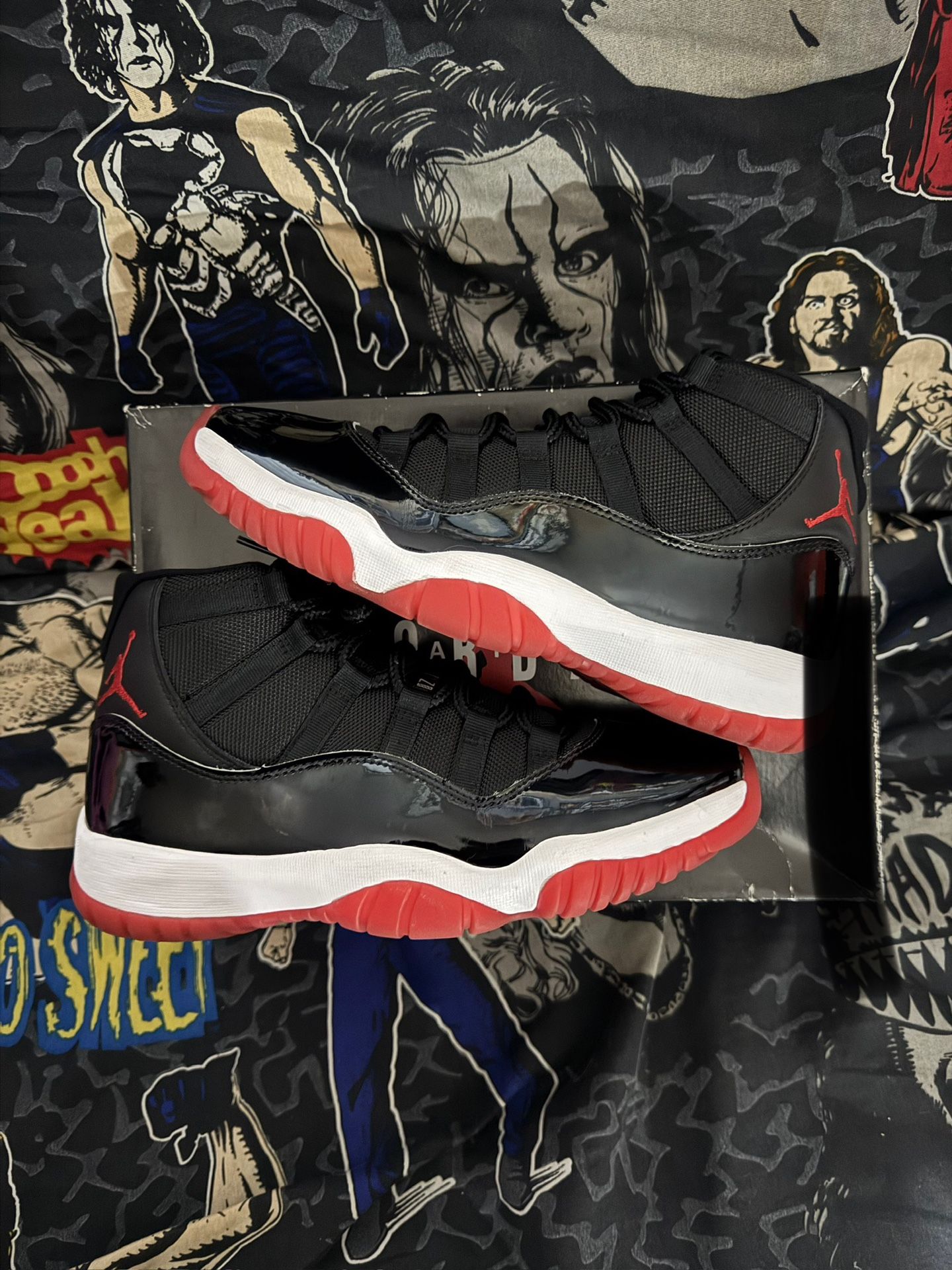 Bred 11’s and Space Jam 11’s both size 9