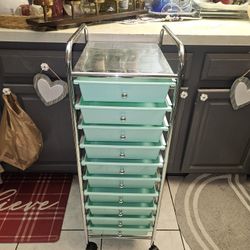 10 DRAWER ROLLING STORAGE CART