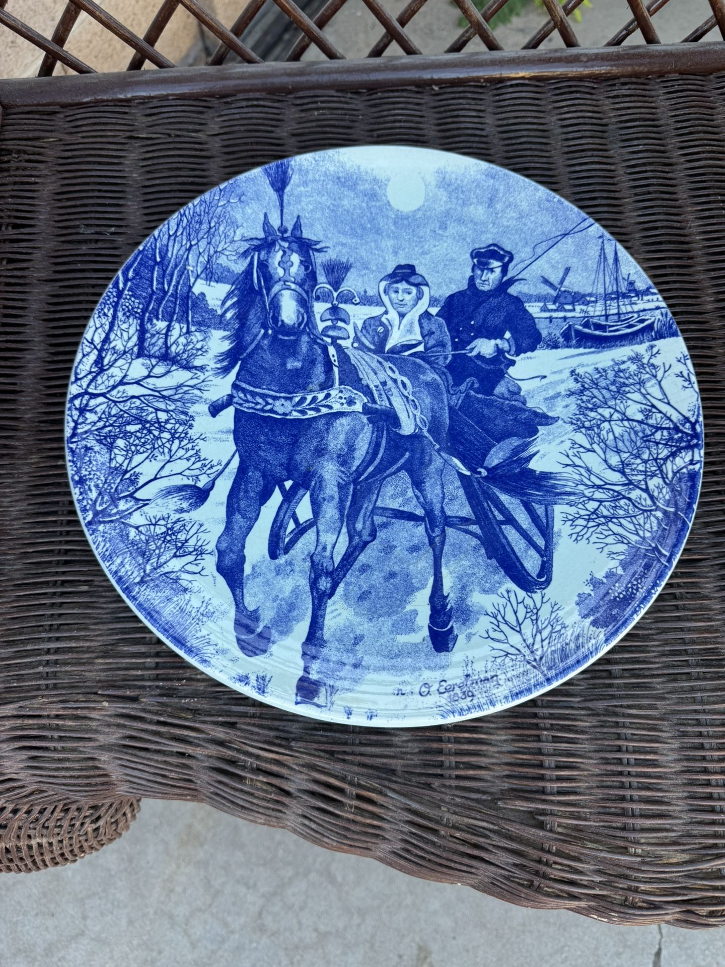 Delft’s “See Meeuw” Holiday Plate