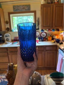 Cobalt Blue Cups