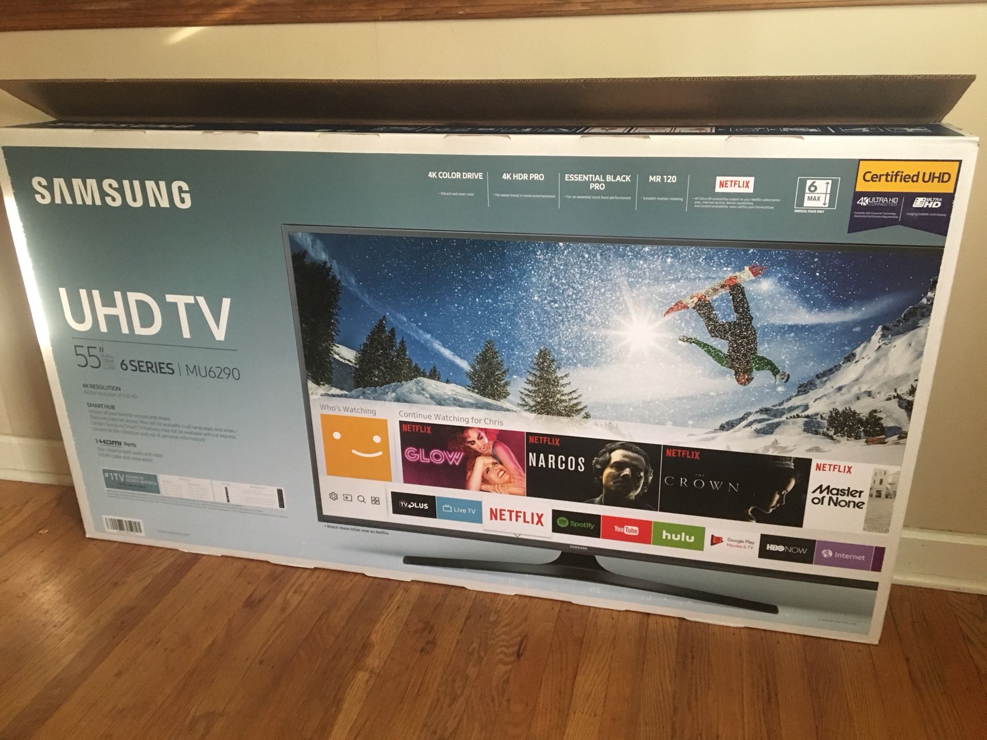 Samsung UN55MU6290FXZA 55” 4K LED TV