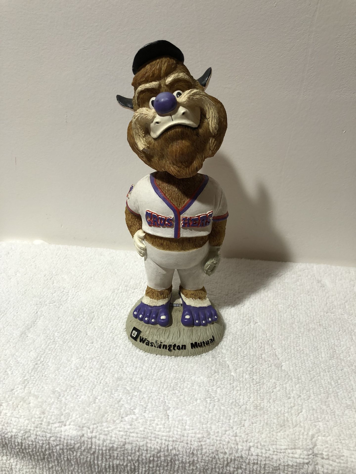 Vintage Sonoma County Crushers Mascot Bobblehead Crusher Abominable Sonoman
