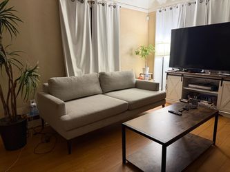 White couch