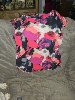 Plus Sized Multi Color Top