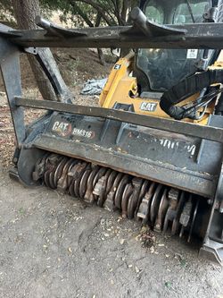 Molino de madera arboles land clearing tree mulcher rotary cutter shredder
