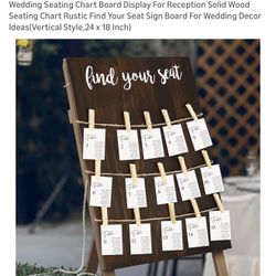 Wood Seating Chart