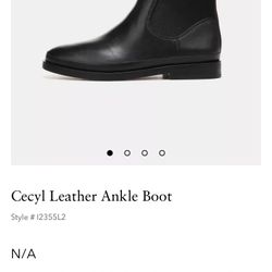 Cecyl Leather Ankle Boot