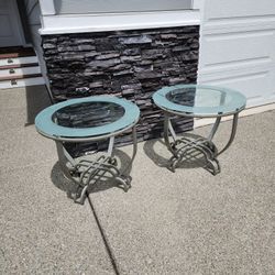 Glass Top Stands/end Table