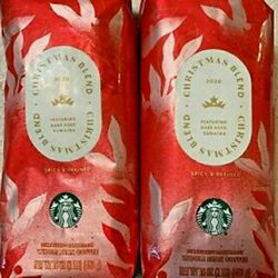 Starbucks Christmas Blend Whole Bean 2020. 2 Bags For $40. 18 Bags Available.