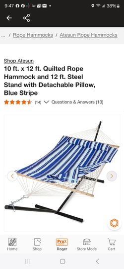10 ' x 12' indoor/outdoor Hammock