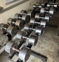 Steel Dumbbells / Racks