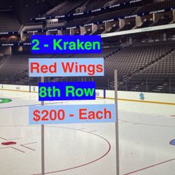 Kraken Red Wings Tickets