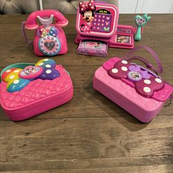 Minnie Mouse Purses And Toys - Set Of 4