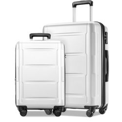 Brand New~ 24” +20” Luggage Set with TSA Lock  Light Weight  Hardside Spinner  Expandable Suitcase  Several Colors
