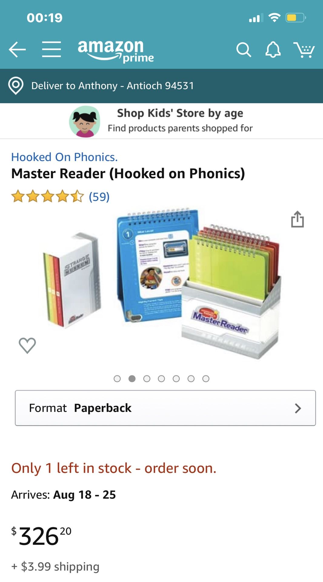 Hooked on phonics Master Reader