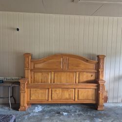 King Size Real Wood Bed Frame