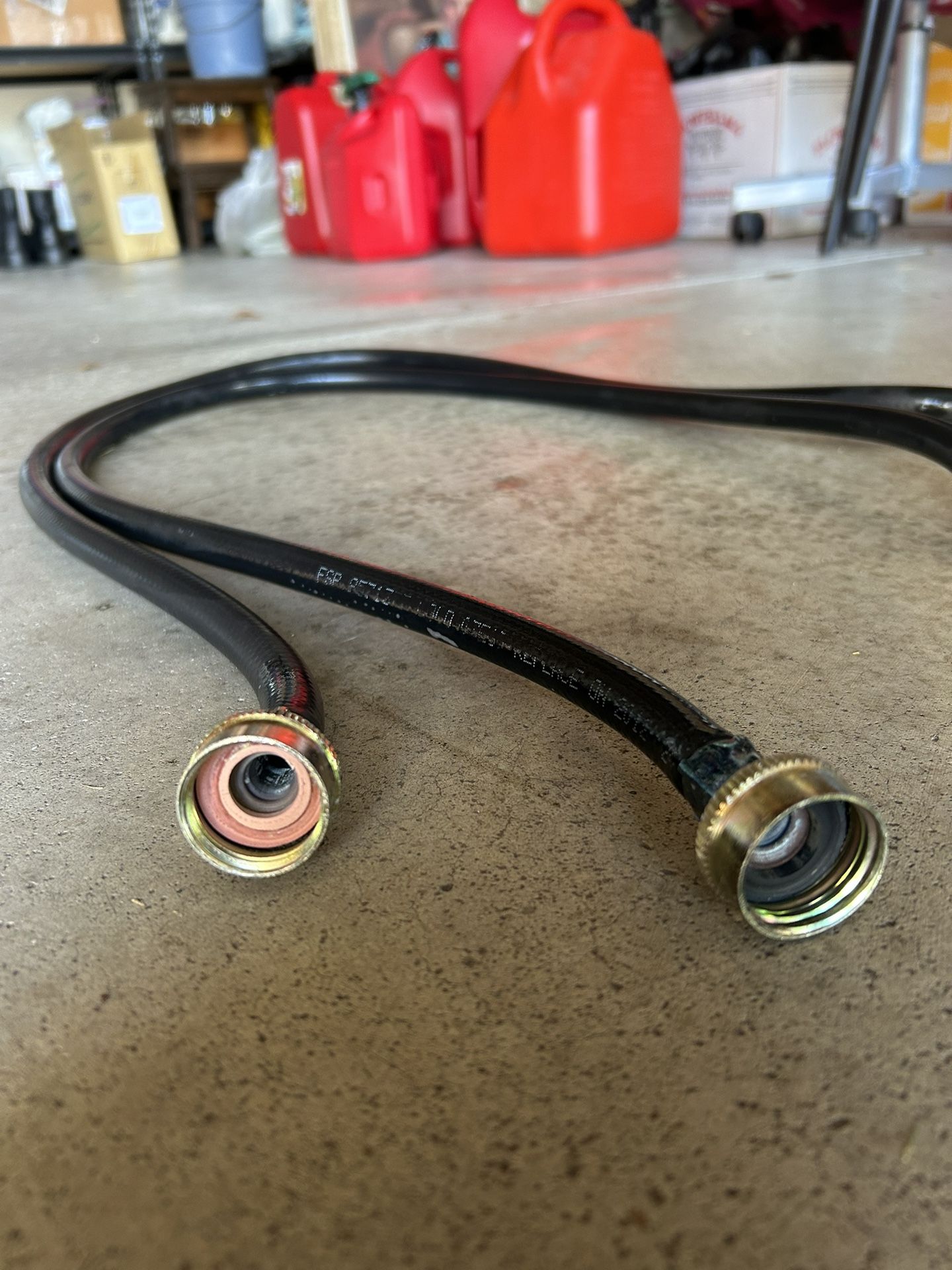Washing machine pair of hoses