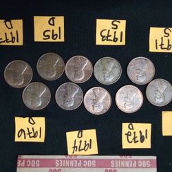 1970 To 1979. Penny's.   Now ..... Available Individual.